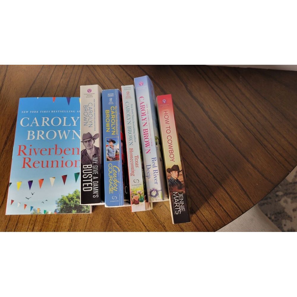 Bundle Of 6 Carolyn Brown Romance Novels Cowboys Texas‎ Read Description